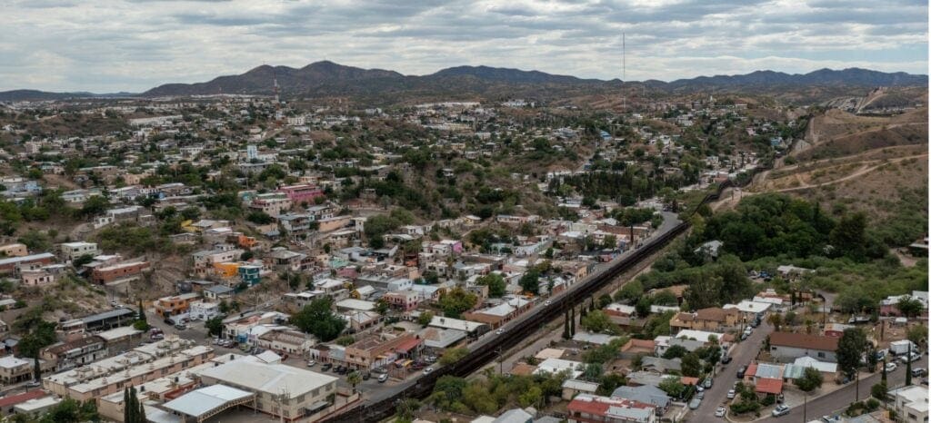Aerial view of Nogales.